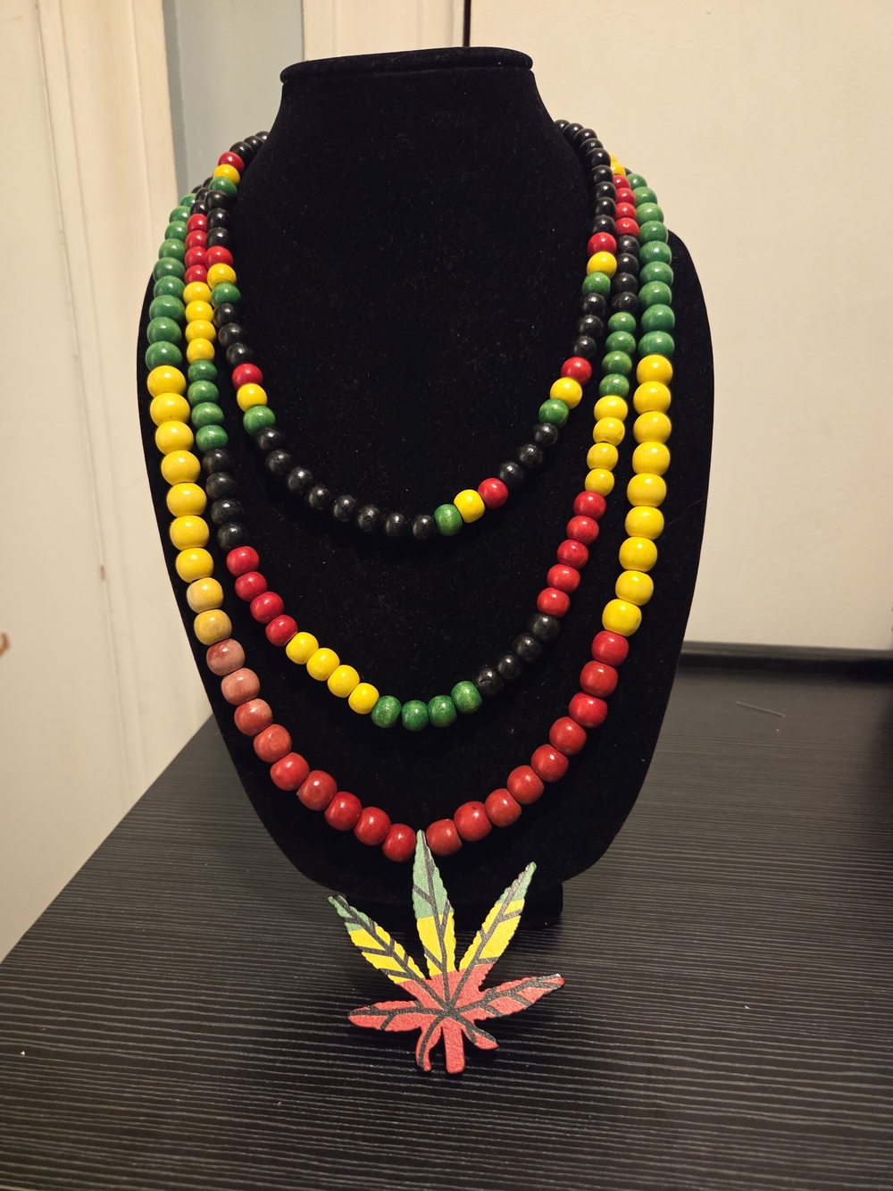 Multicolor Rasta Beaded Layered Necklace - Women Jewelry